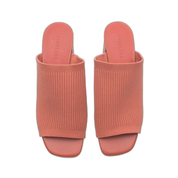 EVERLANE The Glove Mule ReKnit Block Heel Sandals Minimal Resort Boho Clean Girl - Picture 2 of 8